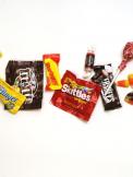 Most kids and half of adults eat candy on Halloween.